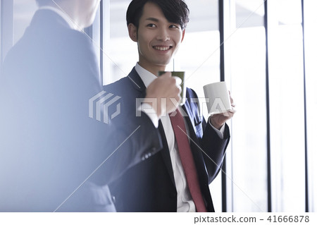 Businessman Coffee Break 41666878