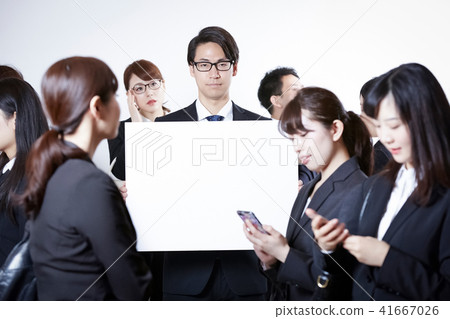 Business person numerous message Business person numerous message 41667026