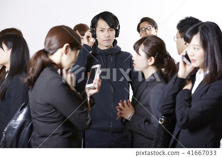 男性人去和傾斜 41667033