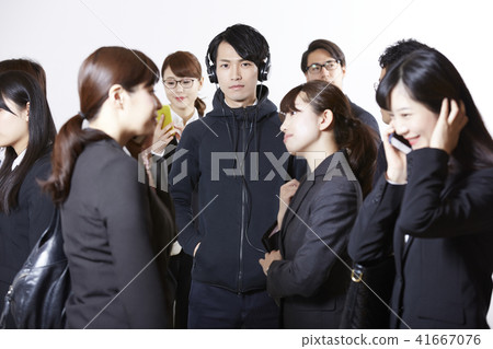 男性人去和傾斜 41667076