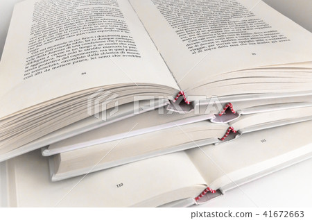 Open books stack 41672663