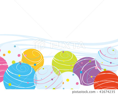Water balloon frame illustration 41674235