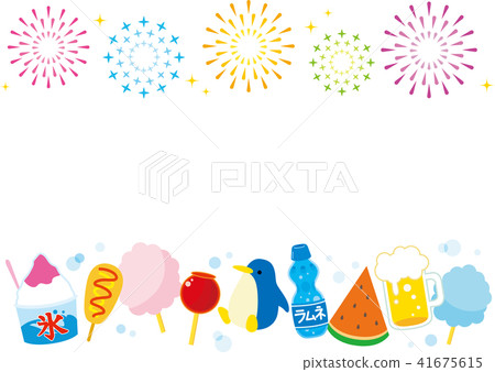 Fireworks and Summer Festival 41675615