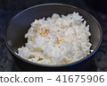 japanese rice with sesame 41675906
