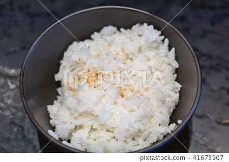 japanese rice with sesame japanese rice with sesame 41675907