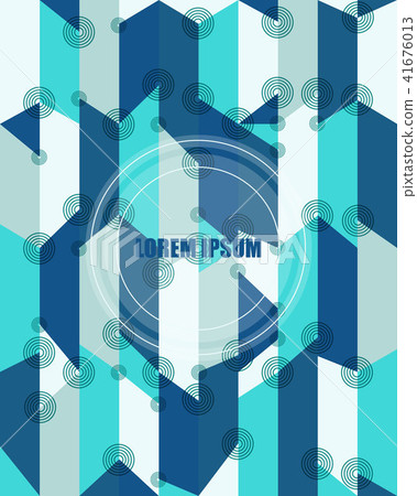 Modern Geometry shape background, abstract pattern 41676013