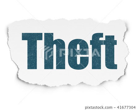 Privacy concept: Theft on Torn Paper background Privacy concept: Theft on Torn Paper background 41677304
