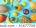 Pattern ifferent Tropical Seasonal Summer Fruits 41677708