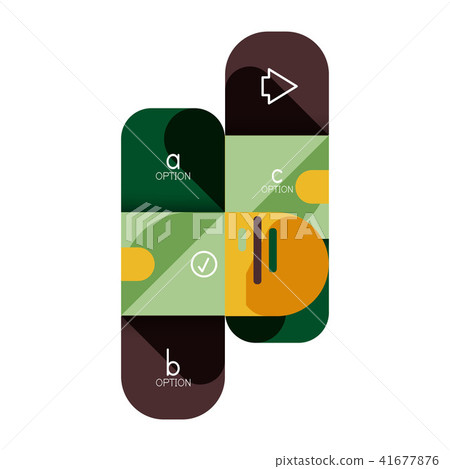 Infographics option and step by step in rounded squares, element of chart, graph, diagram with Infographics option and step by step in rounded squares, element of chart, graph, diagram with 41677876