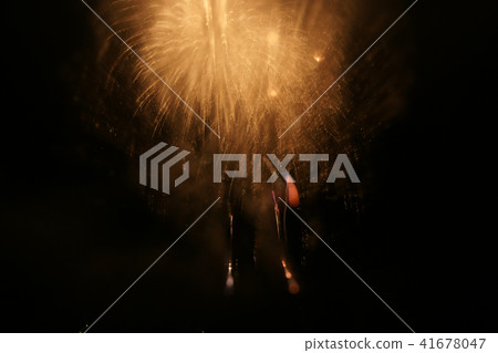 Walking the four seasons Summer fireworks 41678047