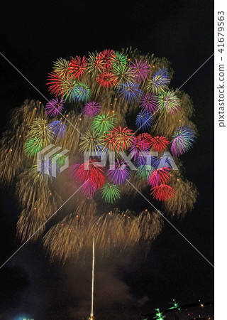 Fireworks festival in Kisarazu 41679563