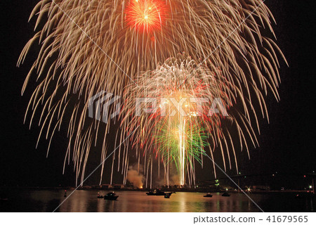 Fireworks festival in Kisarazu 41679565