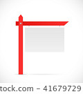 Blank Sign Illustration 41679729