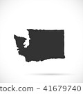 Washington Map Illustration 41679740