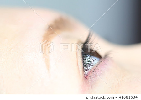 睫毛睫毛圖像，保持睫毛擴展 41681634