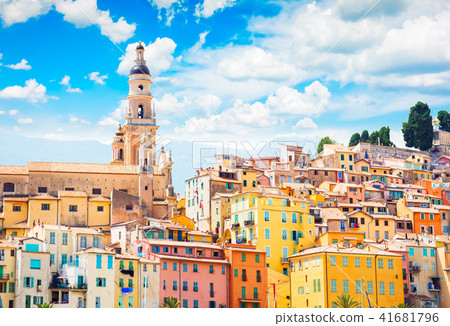 Menton town, France 41681796