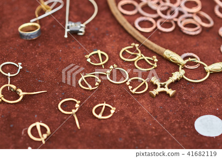 Medieval copper jewelry handmade Medieval copper jewelry handmade 41682119