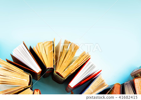 Pile of old books 41682415