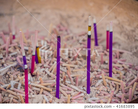 Religious incense sticks at a Japanese Temple 41683895