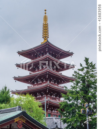Most famous temple in Tokyo - The Senso-Ji Temple in Asakusa Most famous temple in Tokyo - The Senso-Ji Temple in Asakusa 41683956