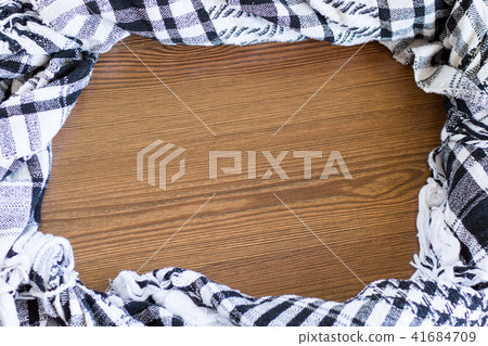 Frame from wool scarf. keffiyeh is a scarf 41684709