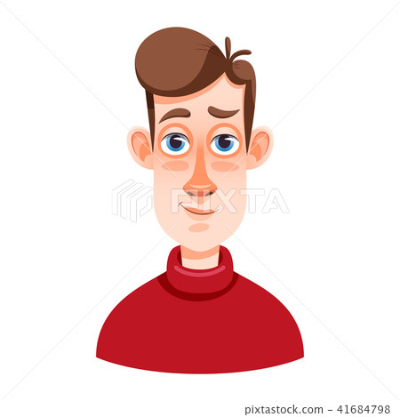 Funny cartoon character. 41684798