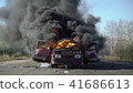 Car On Fire, Car Explosion 41686613