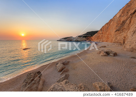 Porto Katsiki beach. Lefkada, Greece Porto Katsiki beach. Lefkada, Greece 41687489