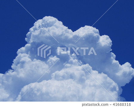 夏雲（雲蓋的圖像） 41688318