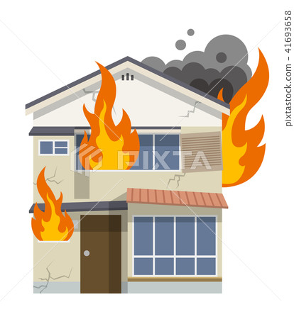 Old house, house: Fire, fire 41693658