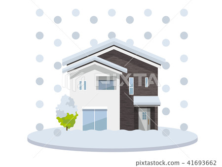 House, house: Disaster, heavy snow 41693662