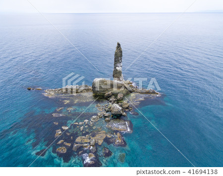 Candle rock aerial photograph (Yokoichi Hokkaido) 41694138
