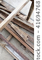 rusty wood construction 41694768