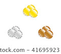 Medal background - white 41695923