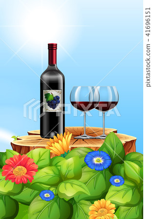 A Red Wine in Nature 41696151
