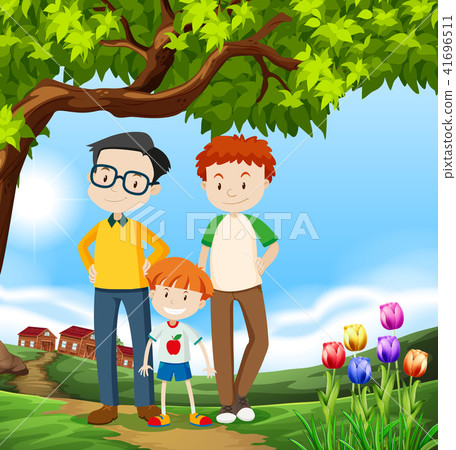 A Happy LGBT Adoption Family 41696511