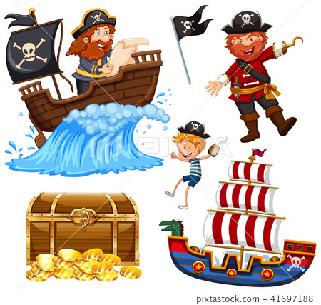 A Set of Pirate Vector 41697188