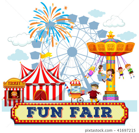 A Fun Fair and Rides A Fun Fair and Rides 41697215