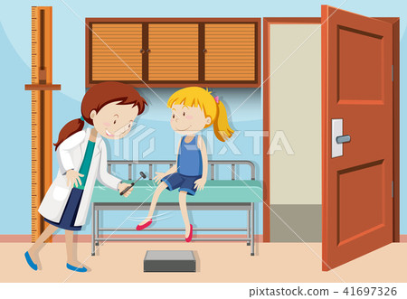 A Girl Check up with Doctor 41697326