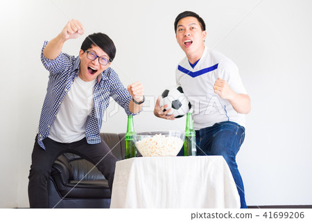 friendship, sports and entertainment concept - happy male friend friendship, sports and entertainment concept - happy male friend 41699206