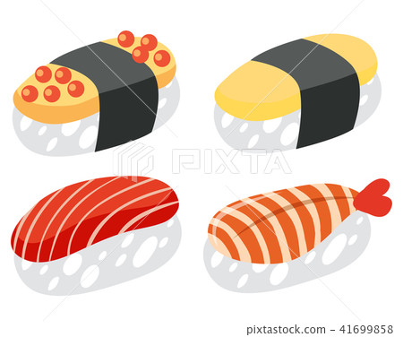 A Set of Japanese Sushi 41699858