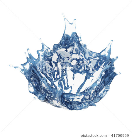3d render of liquid splash 41700969
