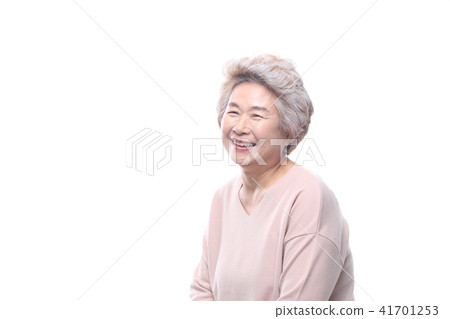 Asian woman's facial expression, senior, middle-aged, elderly, grandmother, close-up, laughing, happiness, emotion, health Asian woman's facial expression, senior, middle-aged, elderly, grandmother, close-up, laughing, happiness, emotion, health 41701253