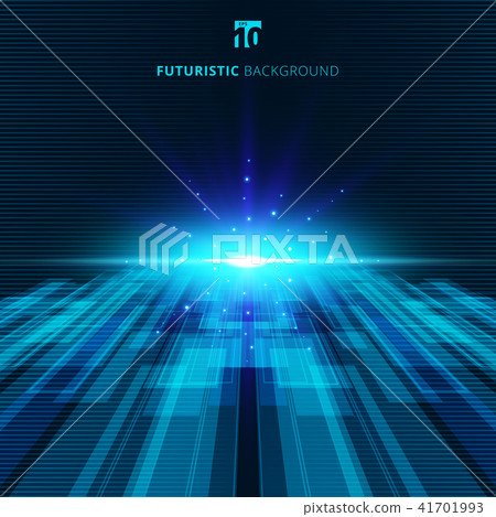 Abstract blue virtual technology futuristic Abstract blue virtual technology futuristic 41701993