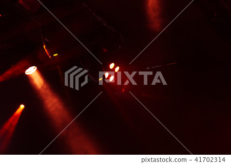 Red scenic lights, strong spot beams 41702314