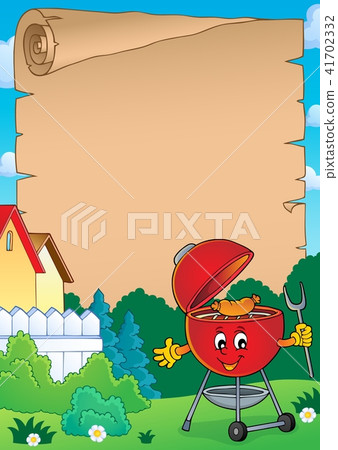 Barbeque theme parchment 3 41702332