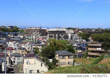 從位於Kozaki-shi Senjoigaoku的Ikuta South郵局附近的北部的高石方向俯視圖 從位於Kozaki-shi Senjoigaoku的Ikuta South郵局附近的北部的高石方向俯視圖 41702771