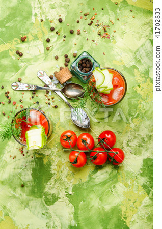 Glass of tomato juice 41702833