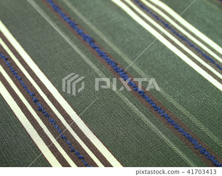 Cloth texture striped dark green 41703413