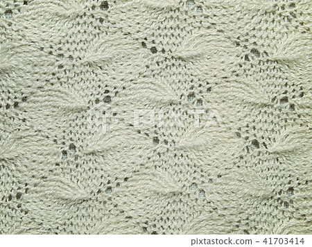 Knit material background material Ivory 41703414